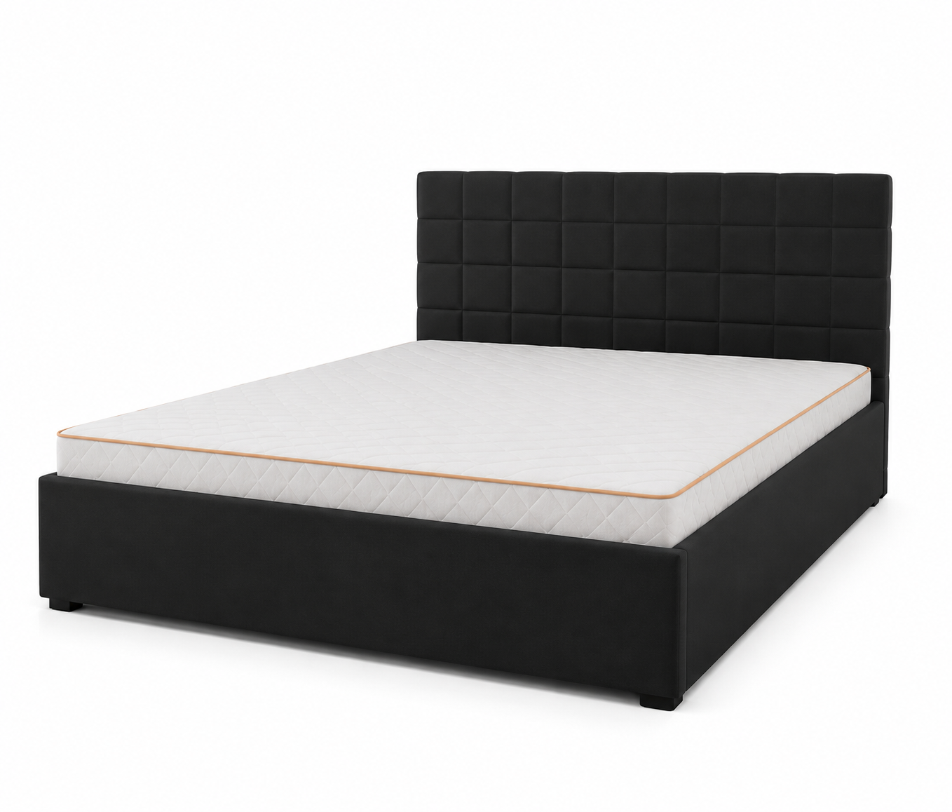 Кровать САН 140x200 + матрас LEO, с подъемным механизмом, металлическая рама